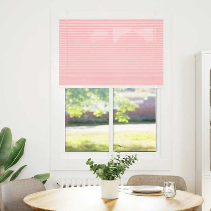 vidaXL Plissee Rosa 95x150 cm Stoffbreite 94,4 cm Polyester
