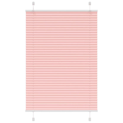 vidaXL Plissee Rosa 100x150 cm Stoffbreite 99,4 cm Polyester