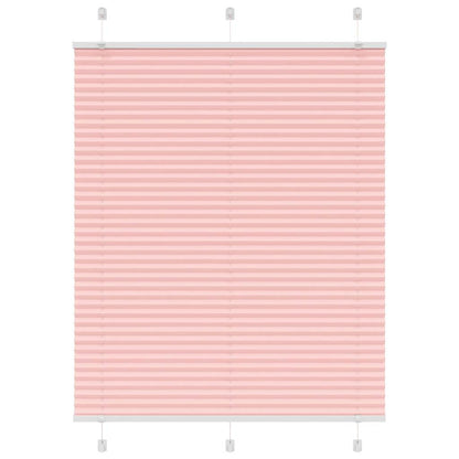 vidaXL Plissee Rosa 105x150 cm Stoffbreite 104,4 cm Polyester