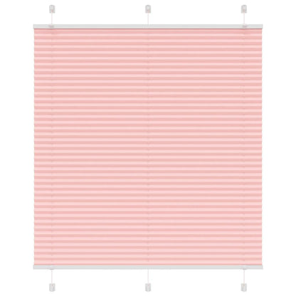 vidaXL Plissee Rosa 115x150 cm Stoffbreite 114,4 cm Polyester