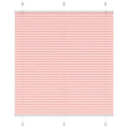 vidaXL Plissee Rosa 120x150 cm Stoffbreite 119,4 cm Polyester
