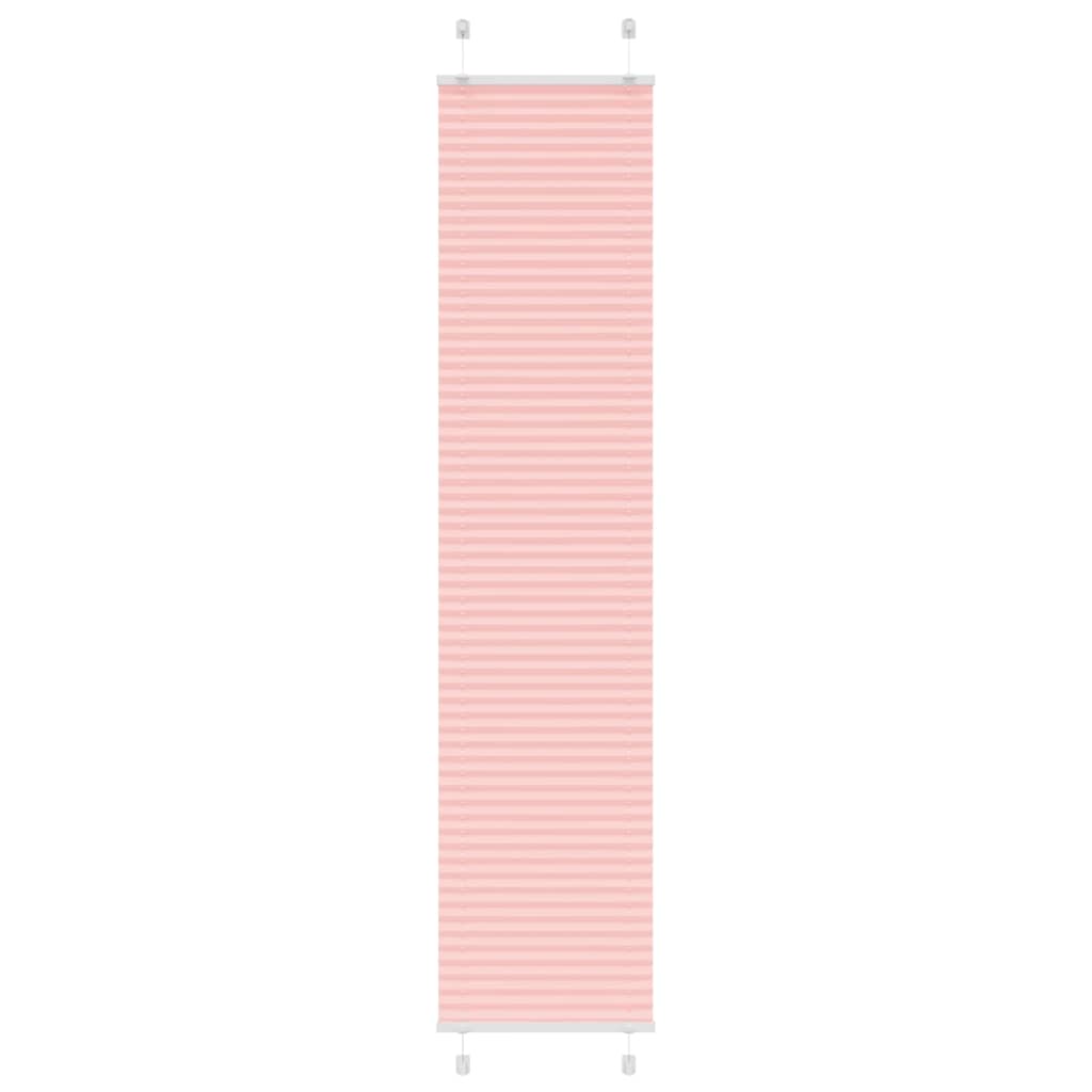 vidaXL Plissee Rosa 40x200 cm Stoffbreite 39,4 cm Polyester