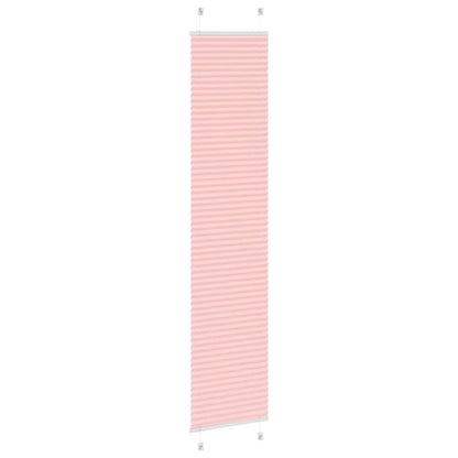 vidaXL Plissee Rosa 40x200 cm Stoffbreite 39,4 cm Polyester