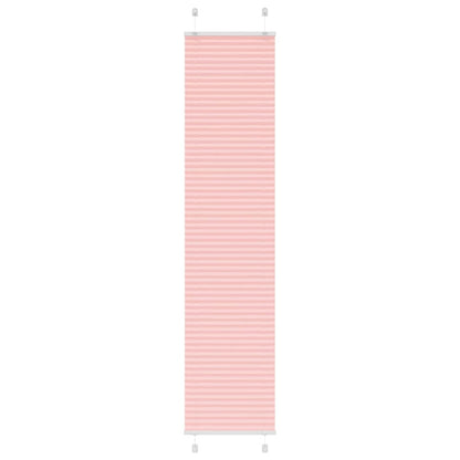 vidaXL Plissee Rosa 45x200 cm Stoffbreite 44,4 cm Polyester