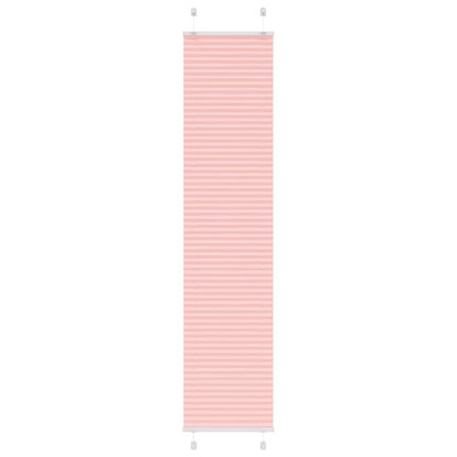 vidaXL Plissee Rosa 50x200 cm Stoffbreite 49,4 cm Polyester