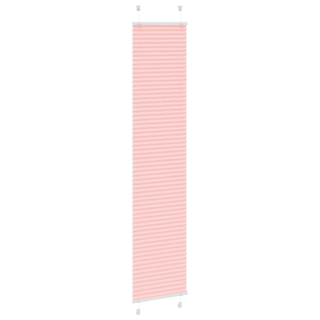 vidaXL Plissee Rosa 50x200 cm Stoffbreite 49,4 cm Polyester