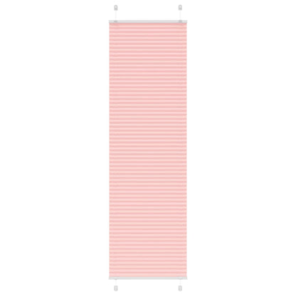 vidaXL Plissee Rosa 60x200 cm Stoffbreite 59,4 cm Polyester