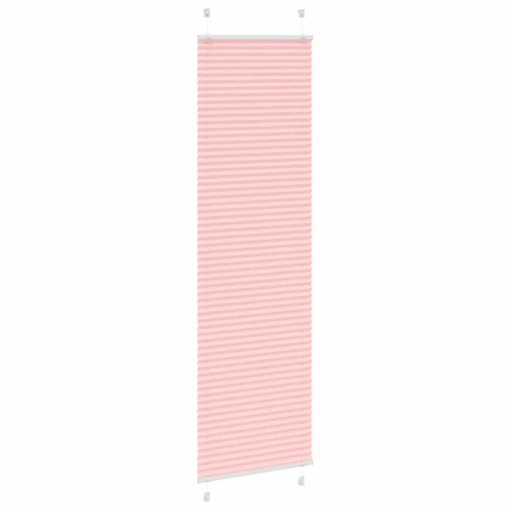 vidaXL Plissee Rosa 65x200 cm Stoffbreite 64,4 cm Polyester