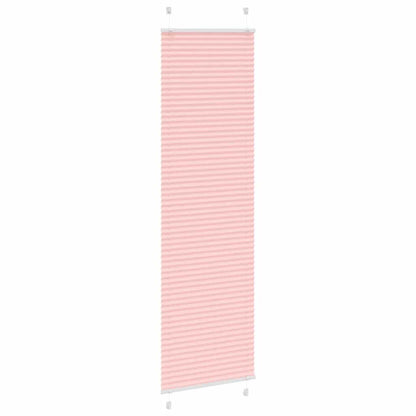 vidaXL Plissee Rosa 65x200 cm Stoffbreite 64,4 cm Polyester