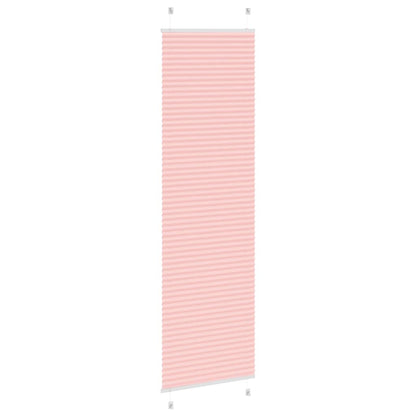 vidaXL Plissee Rosa 65x200 cm Stoffbreite 64,4 cm Polyester