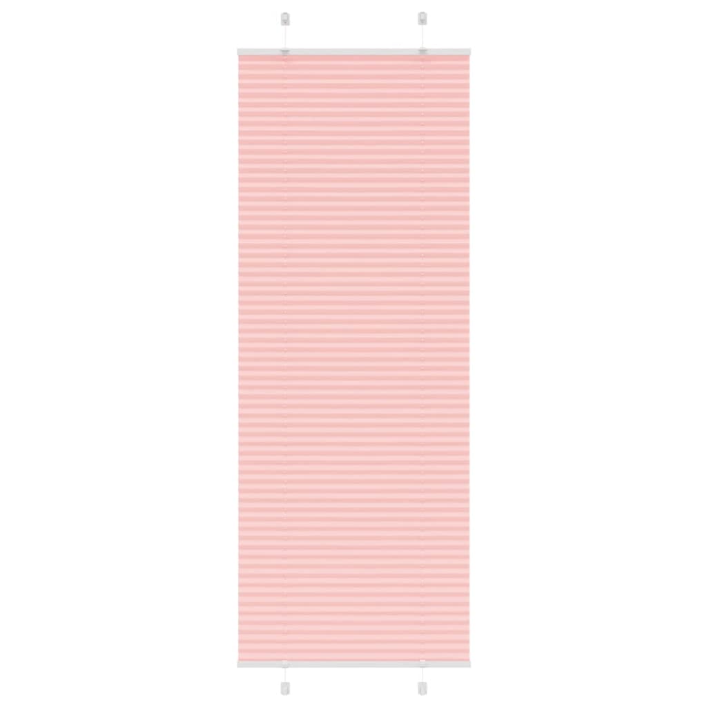 vidaXL Plissee Rosa 70x200 cm Stoffbreite 69,4 cm Polyester