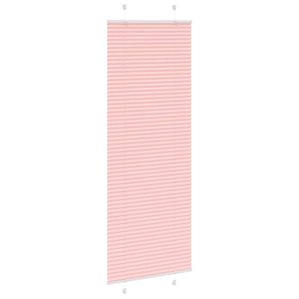 vidaXL Plissee Rosa 70x200 cm Stoffbreite 69,4 cm Polyester