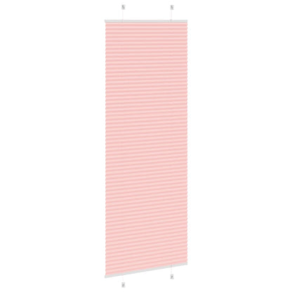 vidaXL Plissee Rosa 70x200 cm Stoffbreite 69,4 cm Polyester