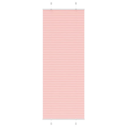vidaXL Plissee Rosa 80x200 cm Stoffbreite 79,4 cm Polyester