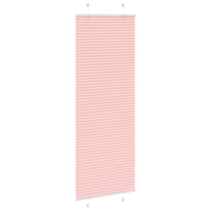 vidaXL Plissee Rosa 80x200 cm Stoffbreite 79,4 cm Polyester