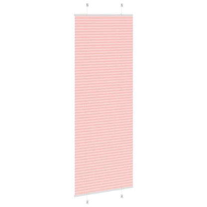 vidaXL Plissee Rosa 80x200 cm Stoffbreite 79,4 cm Polyester