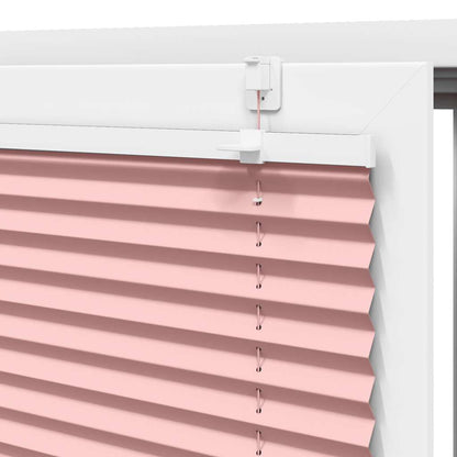 vidaXL Plissee Rosa 95x200 cm Stoffbreite 94,4 cm Polyester