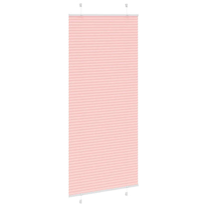 vidaXL Plissee Rosa 100x200 cm Stoffbreite 99,4 cm Polyester