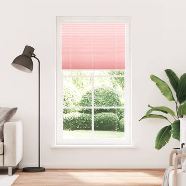vidaXL Plissee Rosa 105x200 cm Stoffbreite 104,4 cm Polyester