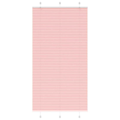 vidaXL Plissee Rosa 110x200 cm Stoffbreite 109,4 cm Polyester
