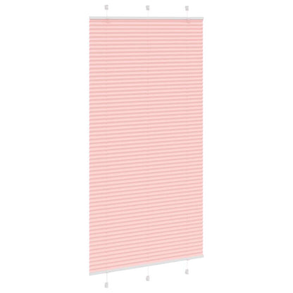 vidaXL Plissee Rosa 110x200 cm Stoffbreite 109,4 cm Polyester