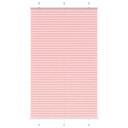 vidaXL Plissee Rosa 115x200 cm Stoffbreite 114,4 cm Polyester