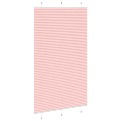 vidaXL Plissee Rosa 115x200 cm Stoffbreite 114,4 cm Polyester