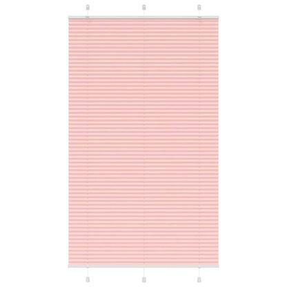 vidaXL Plissee Rosa 120x200 cm Stoffbreite 119,4 cm Polyester