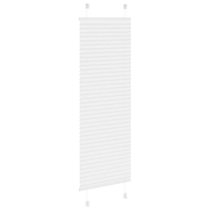 vidaXL Plissee Weiß 50x100 cm Stoffbreite 49,4 cm Polyester