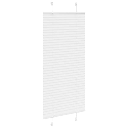 vidaXL Plissee Weiß 60x100 cm Stoffbreite 59,4 cm Polyester