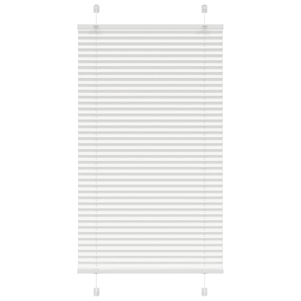 vidaXL Plissee Weiß 70x100 cm Stoffbreite 69,4 cm Polyester