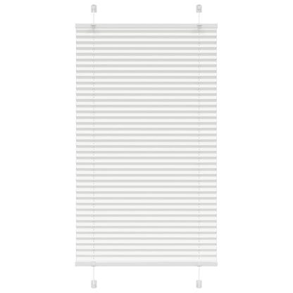 vidaXL Plissee Weiß 70x100 cm Stoffbreite 69,4 cm Polyester