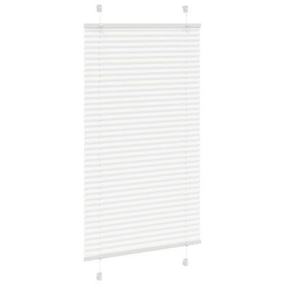 vidaXL Plissee Weiß 70x100 cm Stoffbreite 69,4 cm Polyester