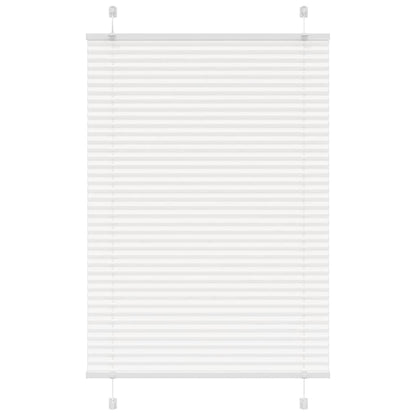 vidaXL Plissee Weiß 90x100 cm Stoffbreite 89,4 cm Polyester