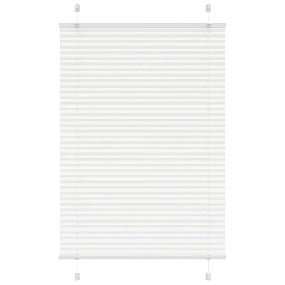 vidaXL Plissee Weiß 95x100 cm Stoffbreite 94,4 cm Polyester