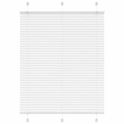 vidaXL Store plissé blanc 105x100 cm largeur du tissu 104,4 cm polyester