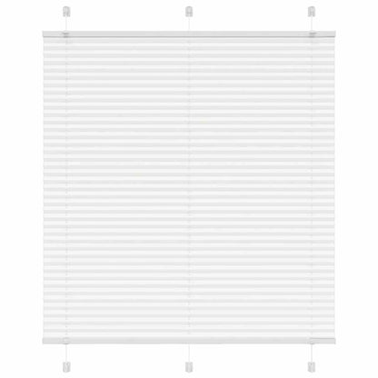 vidaXL Store plissé Blanc 115x100 cm Largeur tissu 114,4 cm Polyester