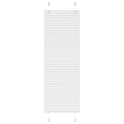 vidaXL Plissee Weiß 45x150 cm Stoffbreite 44,4 cm Polyester