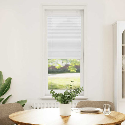 vidaXL Store plissé blanc 50x150 cm, largeur du tissu 49,4 cm, polyester