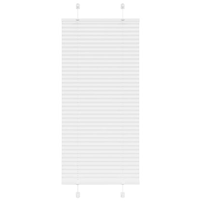 vidaXL Plissee Weiß 55x150 cm Stoffbreite 54,4 cm Polyester