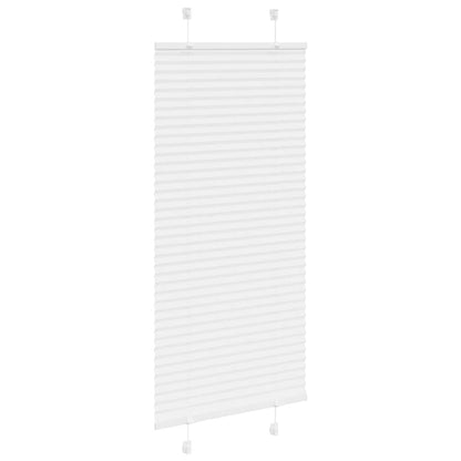 vidaXL Plissee Weiß 55x150 cm Stoffbreite 54,4 cm Polyester