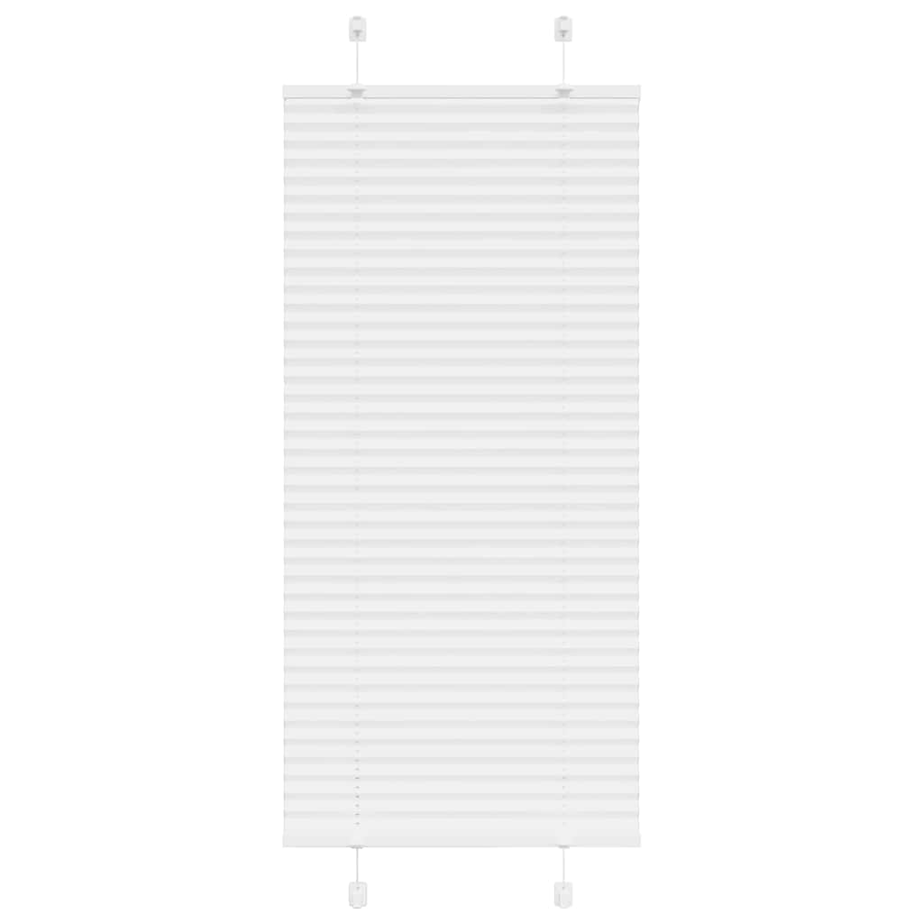 vidaXL Store plissé blanc 60x150 cm Largeur du tissu 59,4 cm Polyester