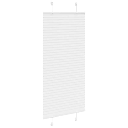 vidaXL Store plissé blanc 60x150 cm Largeur du tissu 59,4 cm Polyester