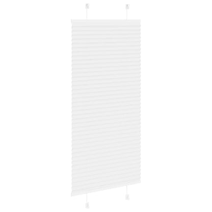 vidaXL Store plissé blanc 60x150 cm Largeur du tissu 59,4 cm Polyester