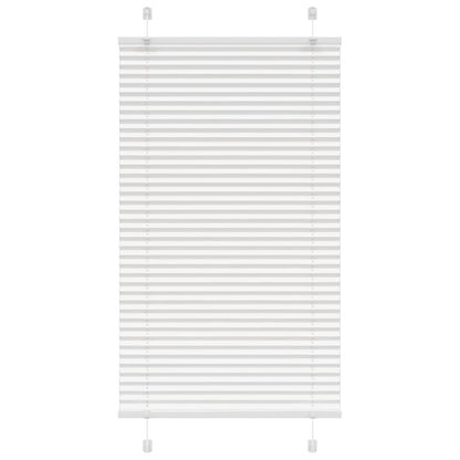 vidaXL Plissee Weiß 70x150 cm Stoffbreite 69,4 cm Polyester