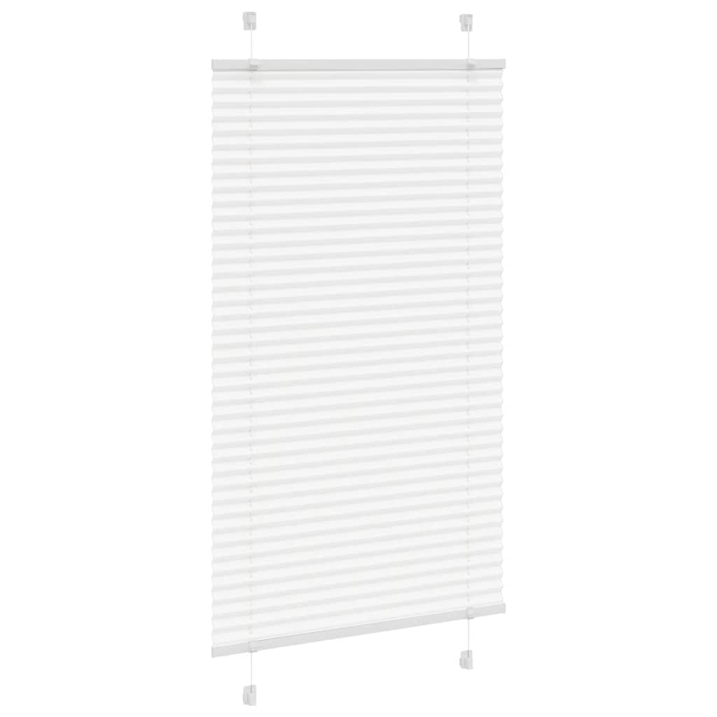 vidaXL Plissee Weiß 70x150 cm Stoffbreite 69,4 cm Polyester