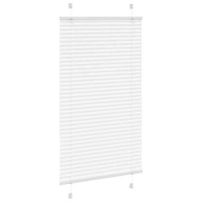 vidaXL Plissee Weiß 70x150 cm Stoffbreite 69,4 cm Polyester