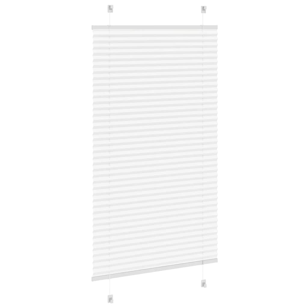 vidaXL Plissee Weiß 70x150 cm Stoffbreite 69,4 cm Polyester