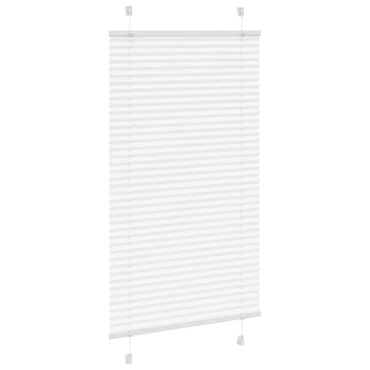vidaXL Plissee Weiß 75x150 cm Stoffbreite 74,4 cm Polyester