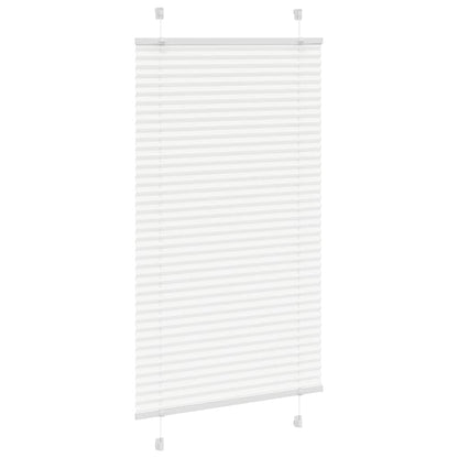vidaXL Plissee Weiß 80x150 cm Stoffbreite 79,4 cm Polyester